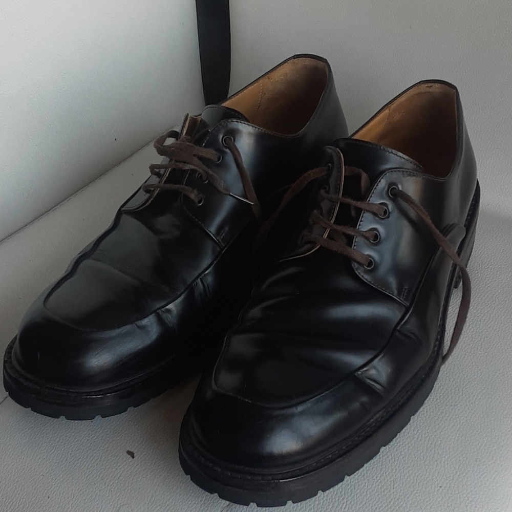 Adam Derrick size 12 oxfords dark brown